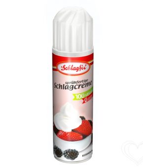 Alternativa vegetal a chantilly adoçada em Spray - Schlagfix