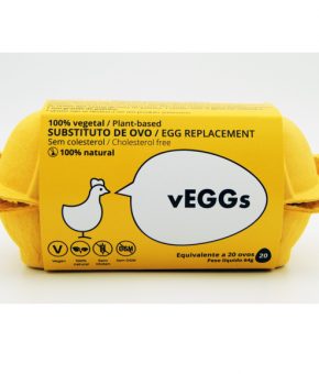 Alternativa vegetal aos ovos para bolos - V'eggs