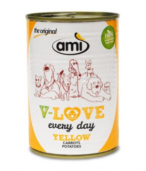 Alimento húmido para cão (Yellow) Ami 400 g