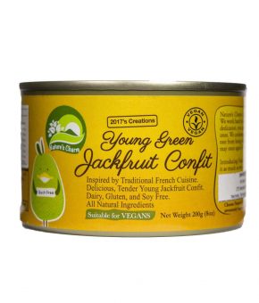 Jaca verde em molho confit