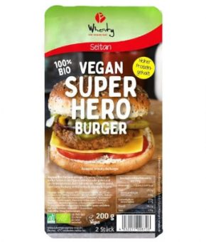 Vegan SuperHero Burger - Wheaty