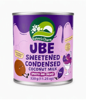 Leite condensado de coco e Ube